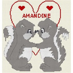 Fiche Point de Croix Anagram Diffusion Câlinou