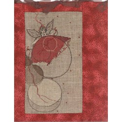 Fiche Point de Croix Anagram Diffusion Déco moderne rouge