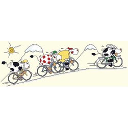 Fiche Point de Croix Anagram Diffusion Le tour de France des Meuh