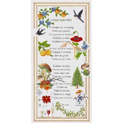 kit Point de croix Anagram Diffusion Aux couleurs des saisons