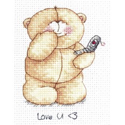 kit Point de croix Anchor L'amour de mon ourson