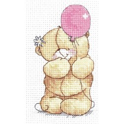 kit Point de croix Anchor Le ballon de mon ourson