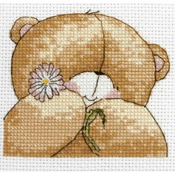 kit Point de croix Anchor La marguerite de mon ourson