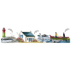 kit Point de croix Luc Création La côte bretonne