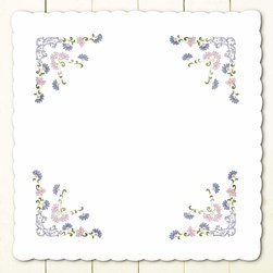 Nappe - Broderie Traditionnelle Anchor Parchemin marguerite