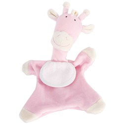 Doudou à broder DMC girafe couleur rose