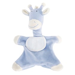 Doudou à broder DMC girafe couleur bleu