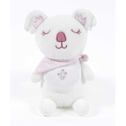 Doudou à broder DMC Koala au bandana rose
