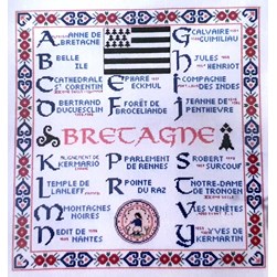 kit Point de croix Philomene Abécédaire de la Bretagne
