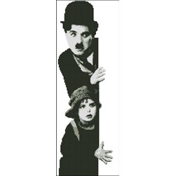 kit Point de croix Points de Repère The Kid and Charlie Chaplin