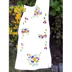 kit Chemin de Table - Broderie Traditionnelle Avila Au fil de mes pensées