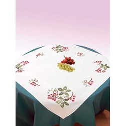 kit Nappe - Broderie Traditionnelle Luc Création LeEs grappes de raisins