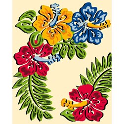 kit Canevas - Petits trous Luc Création Art de fleurs