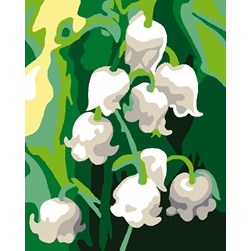 kit Canevas - Petits trous Luc Création Les muguets limpides