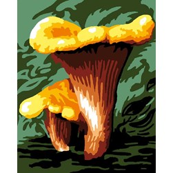 kit Canevas - Petits trous Luc Création Champignons sauvages