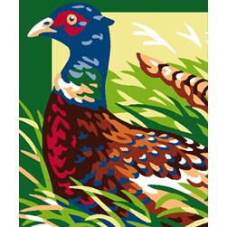 kit Canevas - Petits trous Luc Création Le faisan