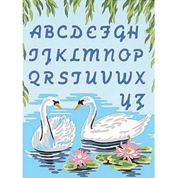 kit Canevas - Petits trous Luc Création ABC des cygnes