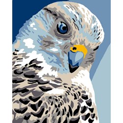 kit Canevas - Petits trous Luc Création La perruche stupéfiante