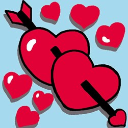 kit Canevas - Gros trous Luc Création En plein coeurs