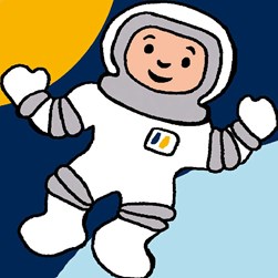 kit Canevas - Gros trous Luc Création Le cosmonaute