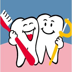 kit Canevas - Gros trous Luc Création J'aime mes dents