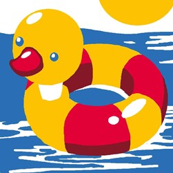 kit Canevas - Gros trous Luc Création Ma première bouée