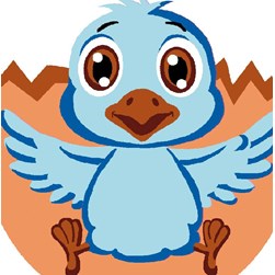 kit Canevas - Gros trous Luc Création Naissance de l'oisillon