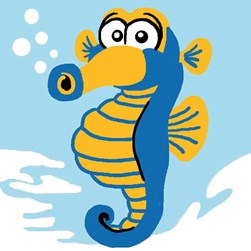 kit Canevas - Gros trous Luc Création Hippocampe fait des bulles