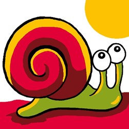 kit Canevas - Gros trous Luc Création Surprise de l'escargot