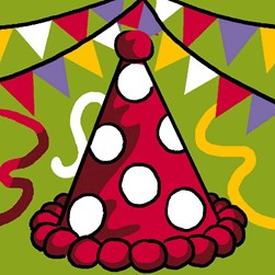 kit Canevas - Gros trous Luc Création Un chapeau pour la fête