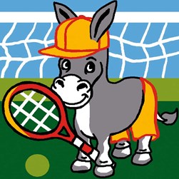 kit Canevas - Gros trous Luc Création Ma partir de tennis