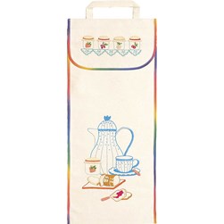 kit Sac à Pain en Broderie Traditionnelle Luc Création Petit déjeuné gourmand