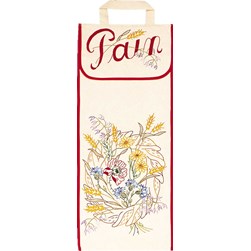 kit Sac à Pain en Broderie Traditionnelle Luc Création Couronne aux épis de blé