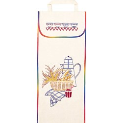 kit Sac à Pain en Broderie Traditionnelle Luc Création Petit déjeuné de campagne
