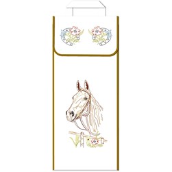 kit Sac à Pain en Broderie Traditionnelle Luc Création Mon cheval brun