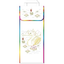kit Sac à Pain en Broderie Traditionnelle Luc Création Le cygne du lac