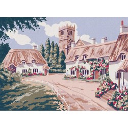 kit Canevas Complet Anchor Village de chaume