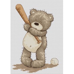 kit Point de croix Luca-S Bruno joue au baseball