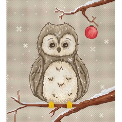 kit Point de croix Luca-S Chouette étoilée