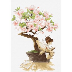 kit Point de croix Luca-S La fée du sakura