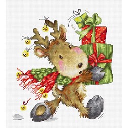 kit Point de croix Luca-S Renne en livraison de cadeaux express