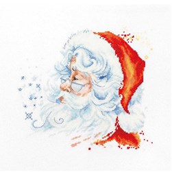 kit Point de croix Luca-S Le mythe du père noël