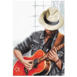 kit Point de croix Luca-S Ma guitare