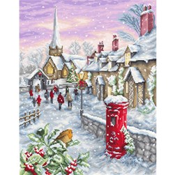 kit Point de croix Luca-S La cabine téléphonique de Londre