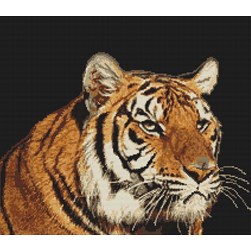 kit Point de croix Luca-S Le tigre royal