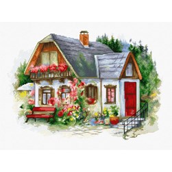 kit Point de croix Luca-S Mon chez moi douillet