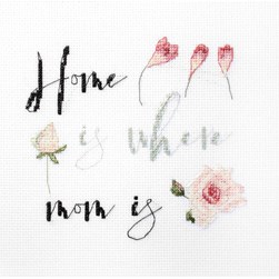 kit Point de croix LETISTITCH Je t'aime maman