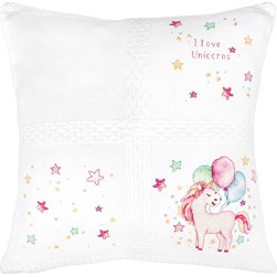 Coussin broderie Point de Croix Luca-S Le fête du petit poney
