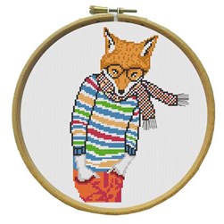 kit Point de croix Marie Coeur Le renard James