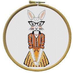 kit Point de croix Marie Coeur La lapine Nina